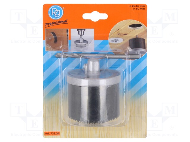 Hole saw; Ø: 6mm; wood,drywall,chipboard