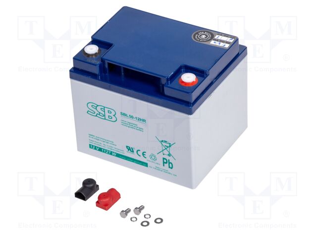 Re-battery: acid-lead; 12V; 40Ah; AGM; maintenance-free