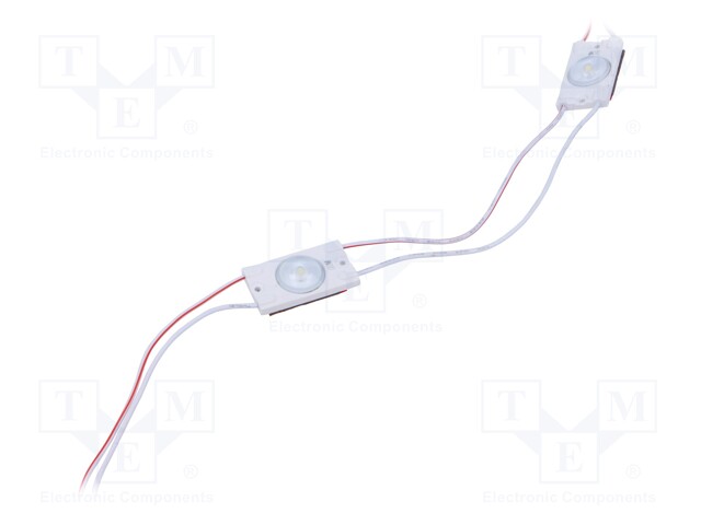 LED; white cold; 6000-8000K; 85lm; 170°; No.of diodes: 1; 40mA; 24V