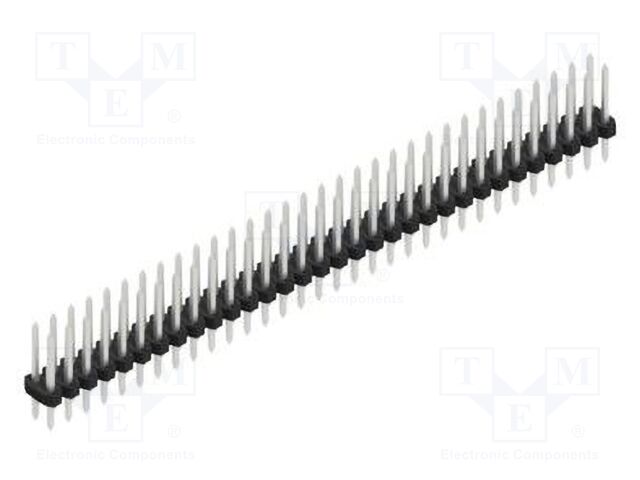 Connector: pin strips; pin header; male; PIN: 64; 2mm; THT; 2x32
