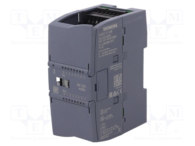 Module: extension; 24VDC; OUT: 8; IN: 8; Series: S7-1200; OUT 1: relay