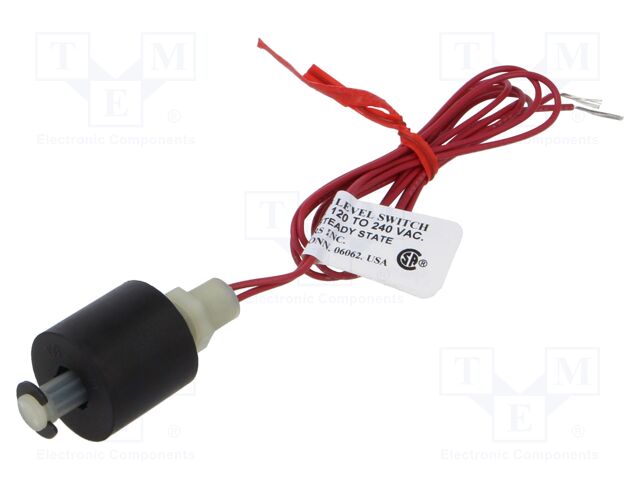 Sensor: liquid level; -40÷121°C; OUT: NO; Thread: 1/8-27 NPT; nylon