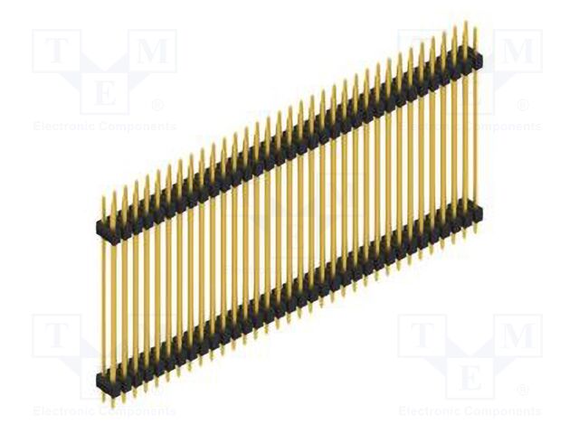 Connector: pin strips; pin header; male; PIN: 68; 2.54mm; THT; 2x34