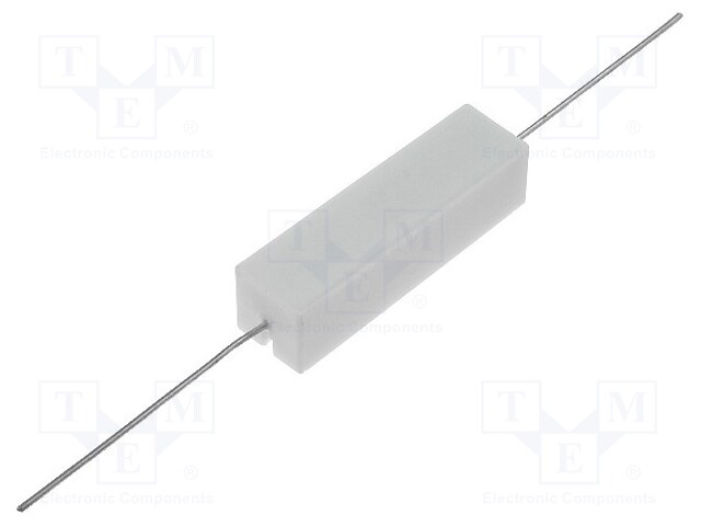Resistor: wire-wound; cement; THT; 330Ω; 7W; ±5%; 9.5x9.5x35mm