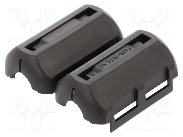 Ferrite: two-piece; on round cable; 44; 0÷85°C; 206Ω; 100MHz