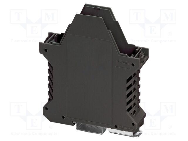 Enclosure base; black; UL94V-0; ME 22,5; for DIN rail mounting