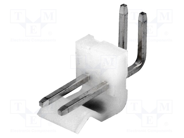 Socket; wire-board; male; 3.96mm; PIN: 2; THT; 250V; 7A; tinned; 10mΩ