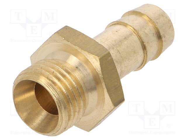 Plug-in nozzle; with bushing; brass; Connection: 9mm