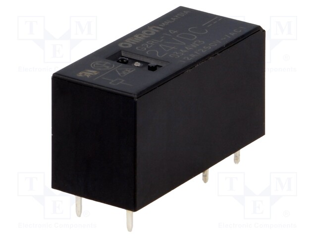Relay: electromagnetic; SPDT; Ucoil: 24VDC; 12A/250VAC; 12A/24VDC
