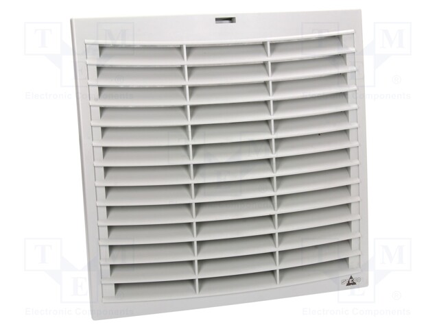 Guard; Mat: plastic; 1kg; IP54; Cutout: 291x291mm; UL94V-0; D: 50mm