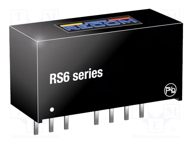 Converter: DC/DC; 6W; Uin: 4.5÷9V; Uout: 5VDC; Uout2: -5VDC; SIP8