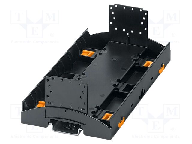 Enclosure base; with terminals; grey; UL94V-0; BC 161,6; X: 48.9mm