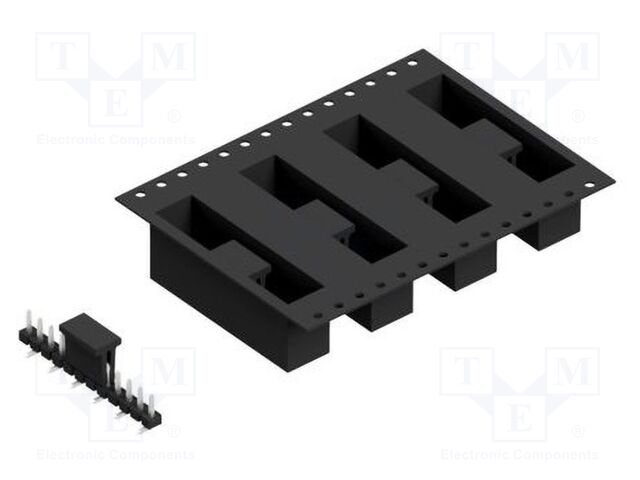 Connector: pin strips; pin header; male; PIN: 12; 2.54mm; SMT; 1x12