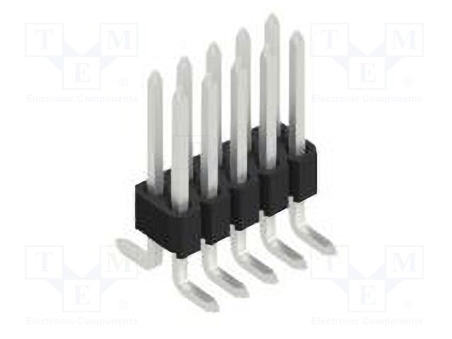 Connector: pin strips; pin header; male; PIN: 10; 1.27mm; SMT; 2x5