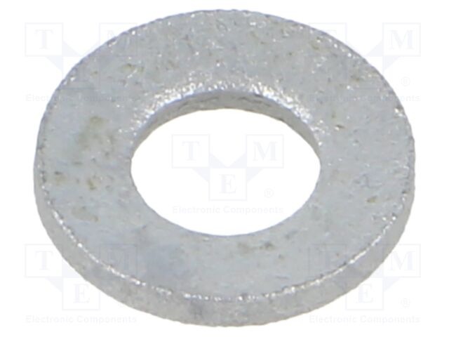 Washer; round; M5; D=11mm; h=1.55mm; spring steel; Plating: zinc