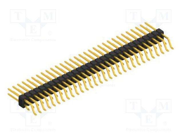 Connector: pin strips; pin header; male; PIN: 60; 2.54mm; SMT; 2x30