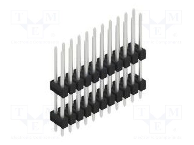 Connector: pin strips; pin header; male; PIN: 22; 2.54mm; THT; 2x11