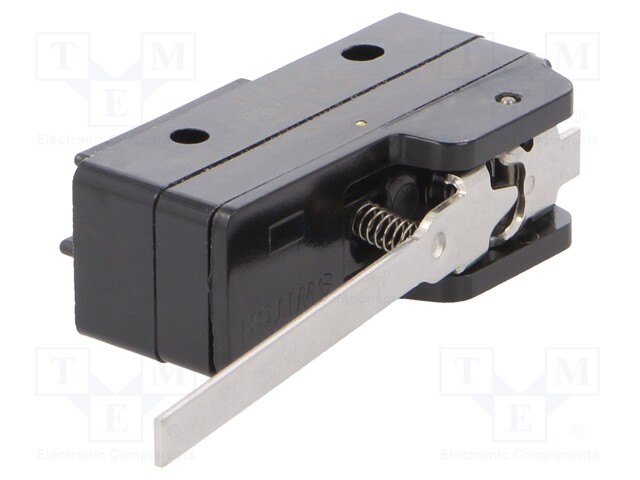 Microswitch SNAP ACTION; precise operation,with lever; SPDT