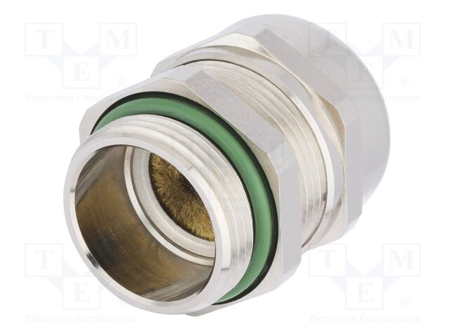 Cable gland; with earthing; M50; 1.5; IP68; Mat: brass