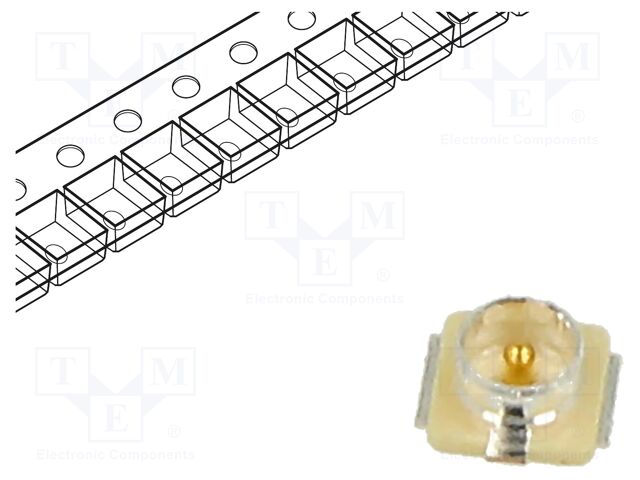 Connector: U.FL (IPX/AMC); SMT; male; socket; 50Ω