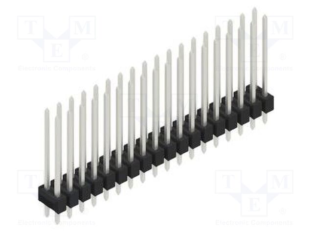 Connector: pin strips; pin header; male; PIN: 36; 2.54mm; THT; 2x18