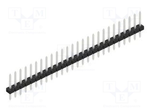 Connector: pin strips; pin header; male; PIN: 26; 2mm; THT; 1x26