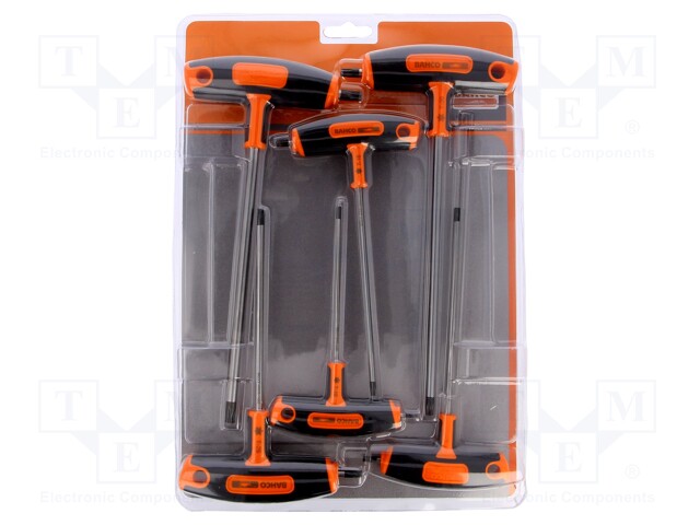 Screwdrivers; Pcs: 6; Kind of handle: T; Bit: Torx®
