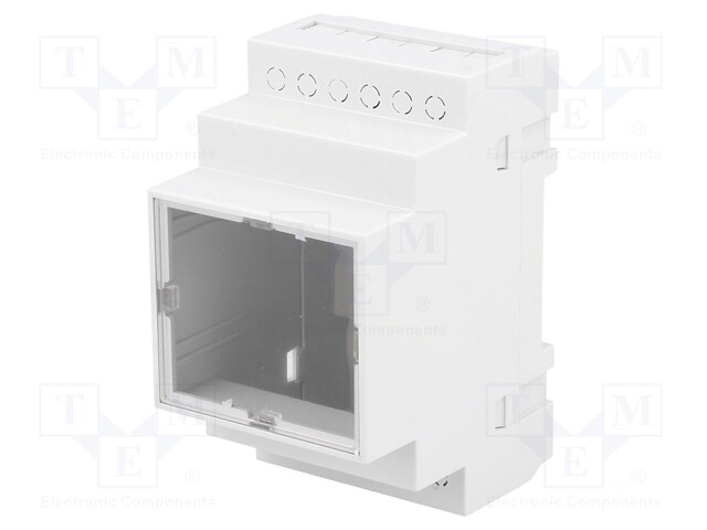 Enclosure: for DIN rail mounting; Y: 90mm; X: 52mm; Z: 65mm; ABS