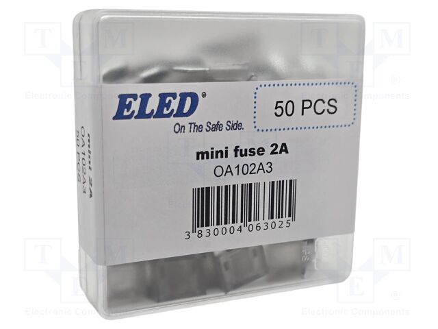 Fuse: fuse; 2A; 32VDC; automotive; 11.1mm