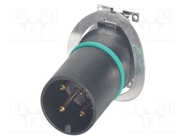 Connector: M12; contact insert; PIN: 4; 250V; straight; SMT; A code