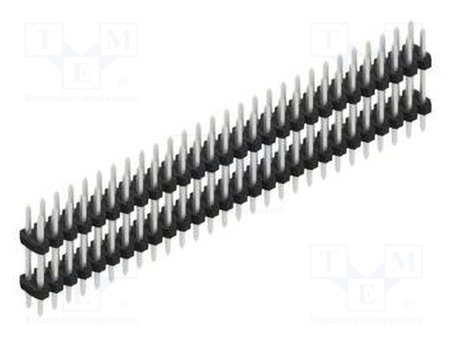 Connector: pin strips; pin header; male; PIN: 56; 2mm; THT; 2x28