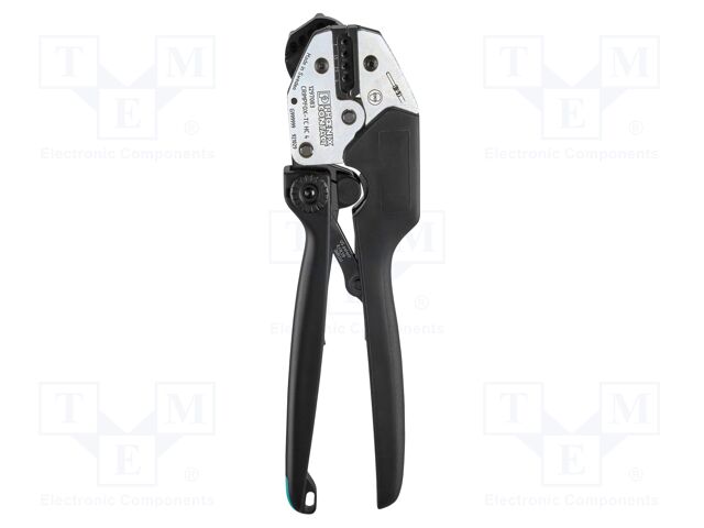 Tool: for crimping; turned contacts