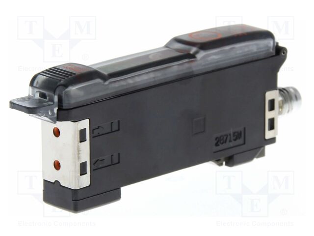 Sensor: optical fiber amplifier; E3X