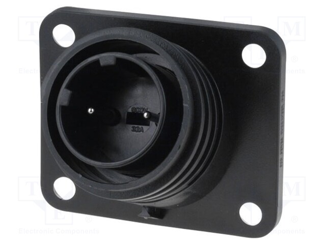 Connector: circular; socket; male; PIN: 2; Buccaneer 900; IP68; 32A