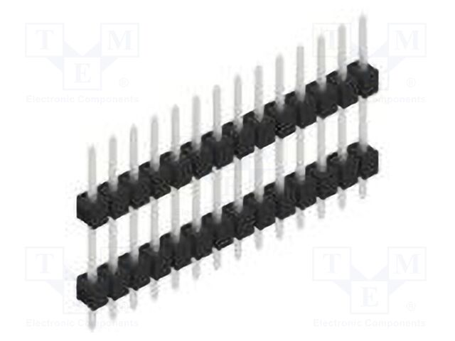 Connector: pin strips; pin header; male; PIN: 14; 2.54mm; THT; 1x14