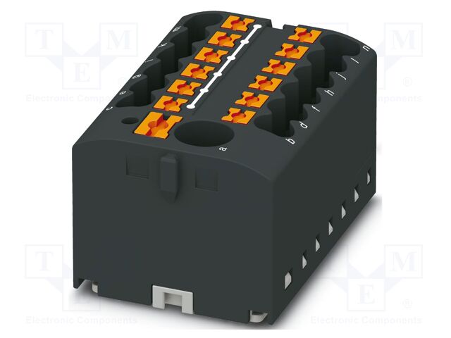 Splice terminal: rail; 24A; 450V; push-in; PA; L: 21.7mm; 0.14÷4mm2