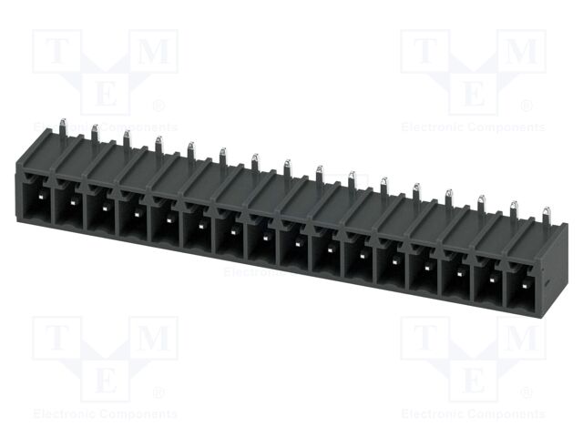 PCB headers, nominal cross section: 1.5 mm2, color: black, n