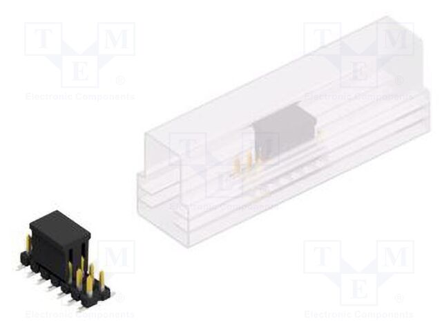 Connector: pin strips; pin header; male; PIN: 14; 2.54mm; SMT; 2x7