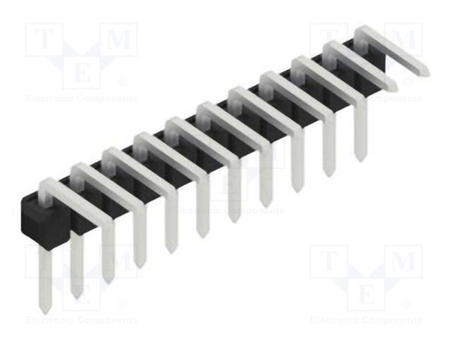 Connector: pin strips; pin header; male; PIN: 11; 2.54mm; THT; 1x11
