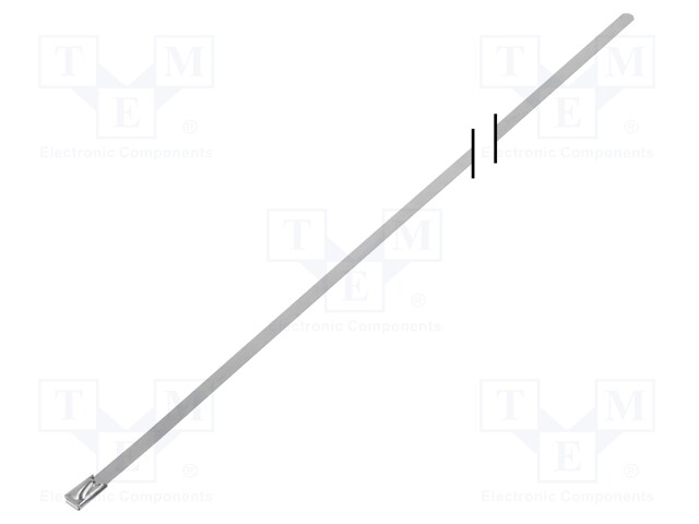 Cable tie; L: 1000mm; W: 4.6mm; acid resistant steel; 445N