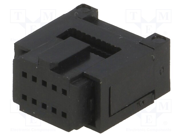 Plug; IDC; female; PIN: 10; IDC; for ribbon cable; 0.635mm