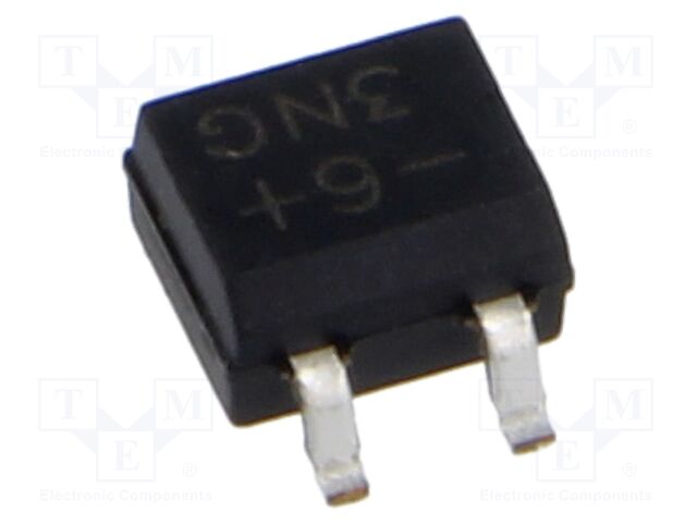 Bridge rectifier: single-phase; Urmax: 600V; If: 0.5A; Ifsm: 35A