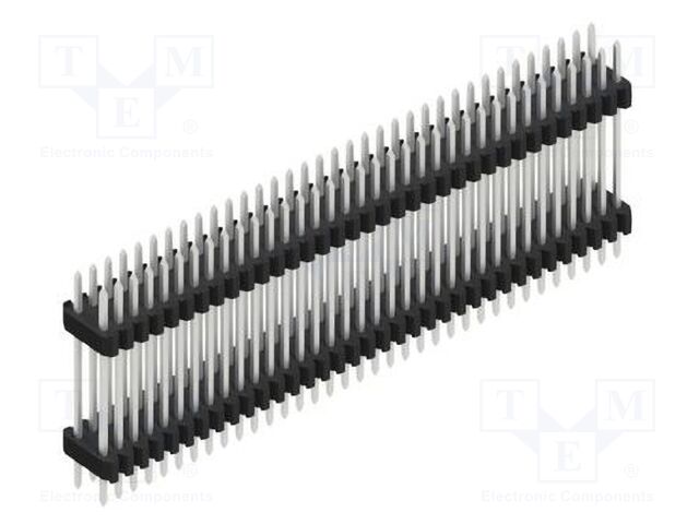 Connector: pin strips; pin header; male; PIN: 70; 1.27mm; THT; 2x35