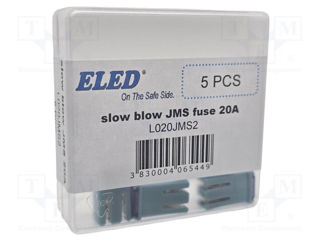 Fuse: fuse; 20A; automotive; 10.7mm; 10.7x7.7x17.5mm