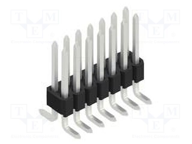 Connector: pin strips; pin header; male; PIN: 14; 1.27mm; SMT; 2x7