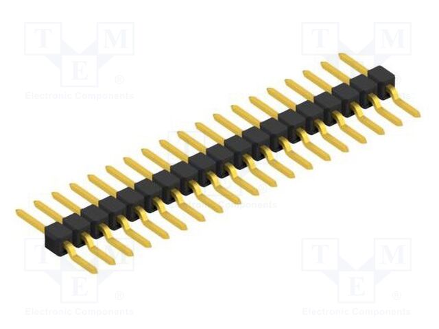 Connector: pin strips; pin header; male; PIN: 19; 2.54mm; SMT; 1x19