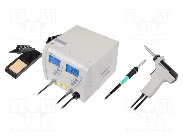 Soldering/desoldering station; 60W; 80W; 160÷480°C; 160÷480°C
