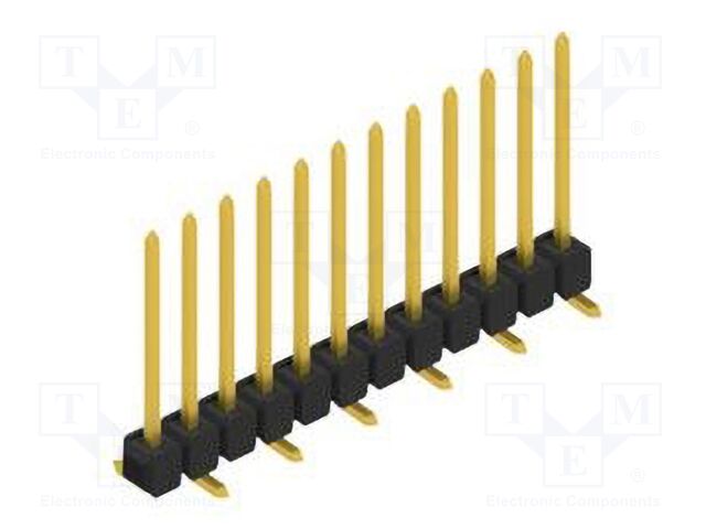 Connector: pin strips; pin header; male; PIN: 12; 2.54mm; SMT; 1x12
