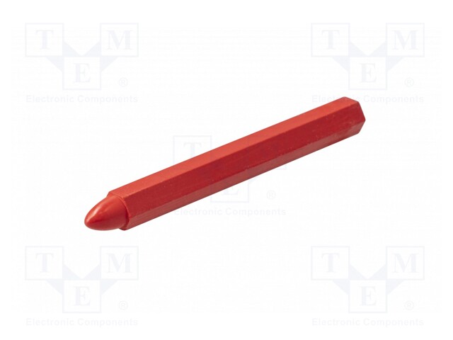 Crayon; 12pcs; red