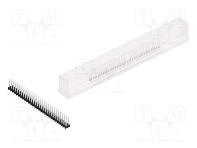 Connector: pin strips; pin header; male; PIN: 58; 2mm; SMT; 2x29